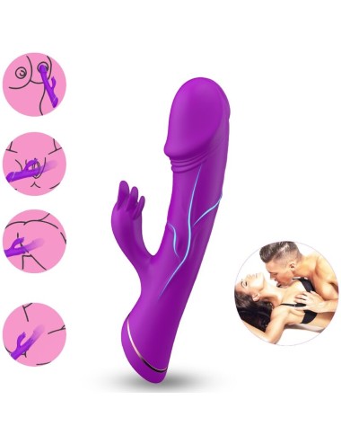 ARMONY - DILDO VIBRADOR RABBIT SILICONA VIOLETA