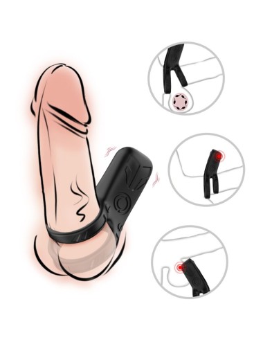 ARMONY - DOBLE ANILLO VIBRADOR NEGRO