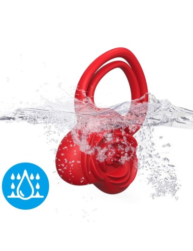 ARMONY - ANILLO VIBRADOR CORAZÓN ROJO