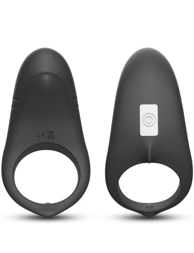 ARMONY - SHARK ANILLO VIBRADOR PAREJAS CONTROL REMOTO NEGRO
