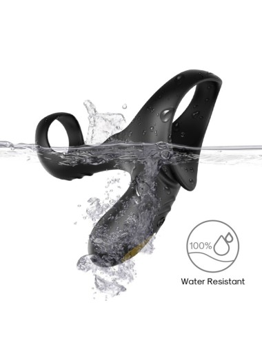 ARMONY - RANGER ANILLO DOBLE VIBRADOR PAREJA NEGRO