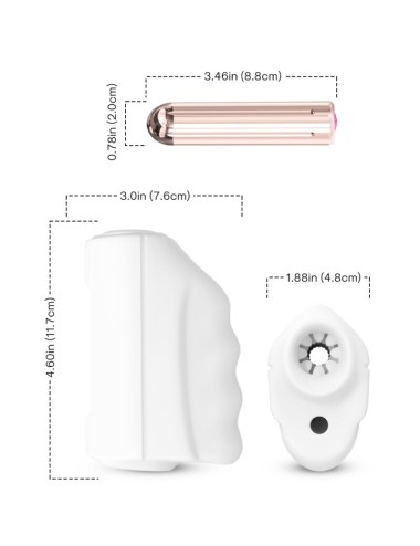 ARMONY - MASTER MASTURBATOR & VIBRADOR BLANCO