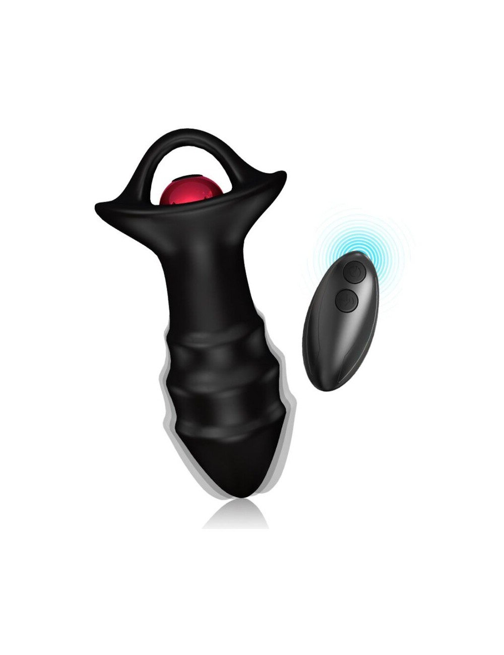 ARMONY - KYLIN DEDAL VIBRADOR & PLUG ANAL CONTROL REMOTO NEGRO