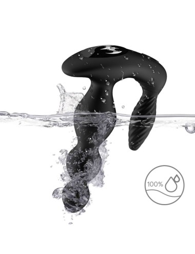 ARMONY - MANFUN VIBRADOR & ESTIMULADOR PLUG ANAL CONTROL REMOTO NEGRO