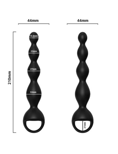 ARMONY - VIBRADOR DEDAL PLUG ANAL NEGRO