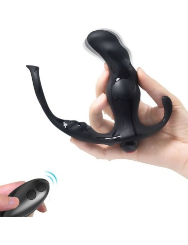 ARMONY - KNIGHT VIBRADOR ANAL PROSTATA & ANILLO CONTROL REMOTO NEGRO