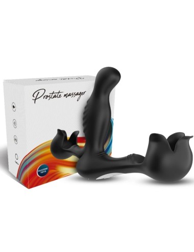 ARMONY - SURROUND VIBRADOR ANAL & ESTIMULADOR TESTICULOS CONTROL REMOTO NEGRO