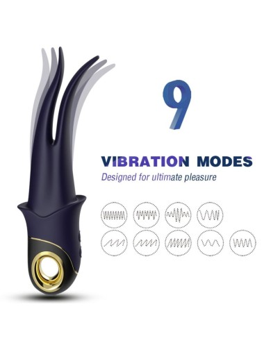 ARMONY - SHADOW VIBRADOR PINZA AZUL OSCURO