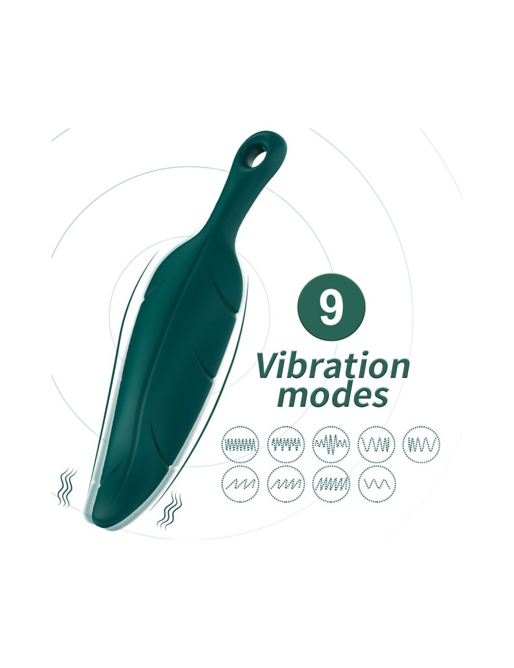 ARMONY - ESTIMULADOR & VIBRADOR HOJA VERDE