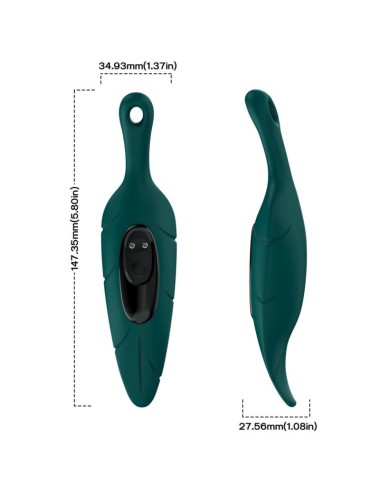 ARMONY - ESTIMULADOR & VIBRADOR HOJA VERDE