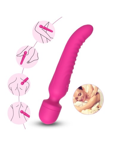 ARMONY - MISSION MASAJEADOR & VIBRADOR EFECTO CALOR FUCSIA