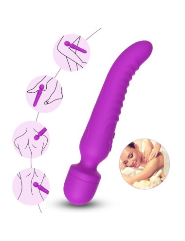 ARMONY - MISSION MASAJEADOR & VIBRADOR EFECTO CALOR VIOLETA