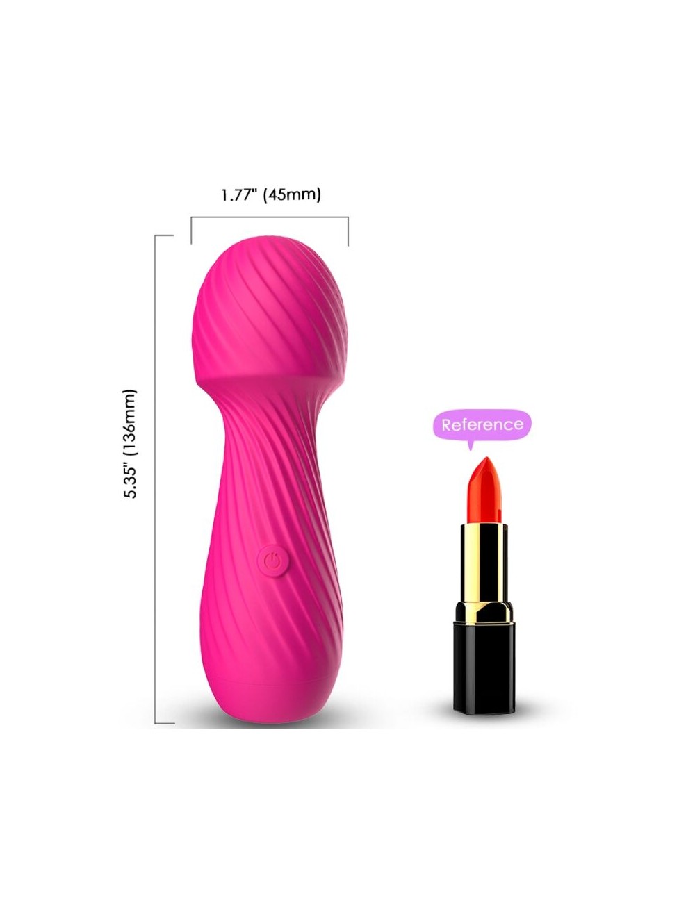 ARMONY - DAZZLE MASAJEADOR & VIBRADOR PEQUEÑO FUCSIA