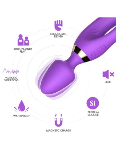 ARMONY - MASAJEADOR & VIBRADOR RABBIT VIOLETA