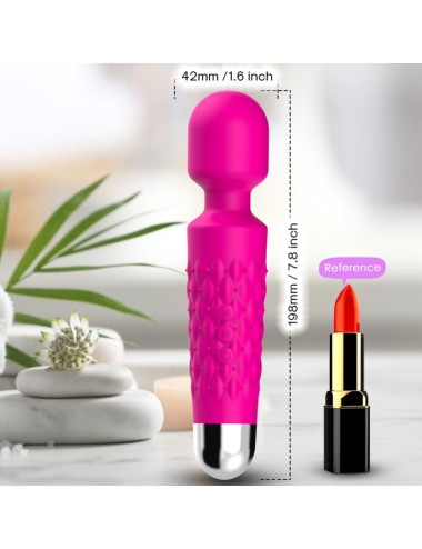 ARMONY - POSTMAN MASAJEADOR & VIBRADOR CABEZA FLEXIBLE FUCSIA