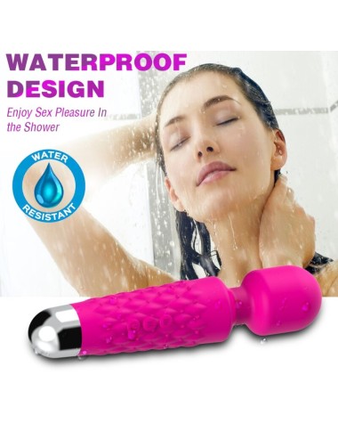 ARMONY - POSTMAN MASAJEADOR & VIBRADOR CABEZA FLEXIBLE FUCSIA