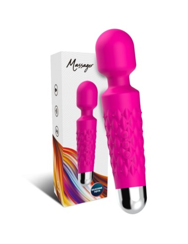ARMONY - POSTMAN MASAJEADOR & VIBRADOR CABEZA FLEXIBLE FUCSIA