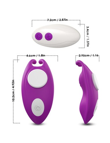ARMONY - HONEYBEE PANTIES VIBRADOR PUNTO G CONTROL REMOTO VIOLETA