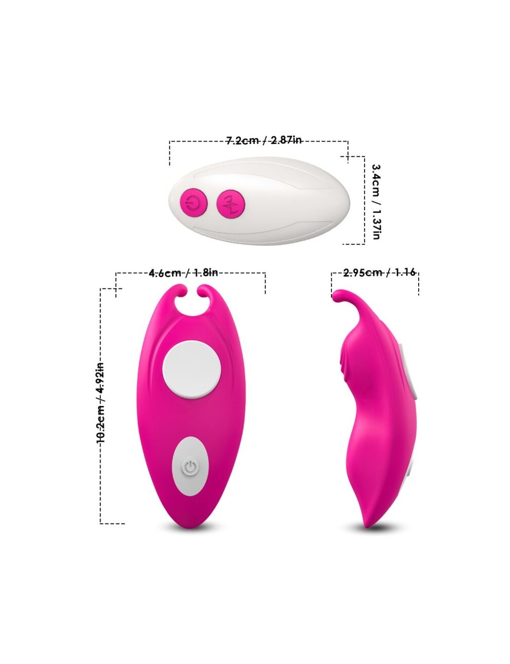 ARMONY - HONEYBEE PANTIES VIBRADOR PUNTO G FUCSIA - APP GRATUITA
