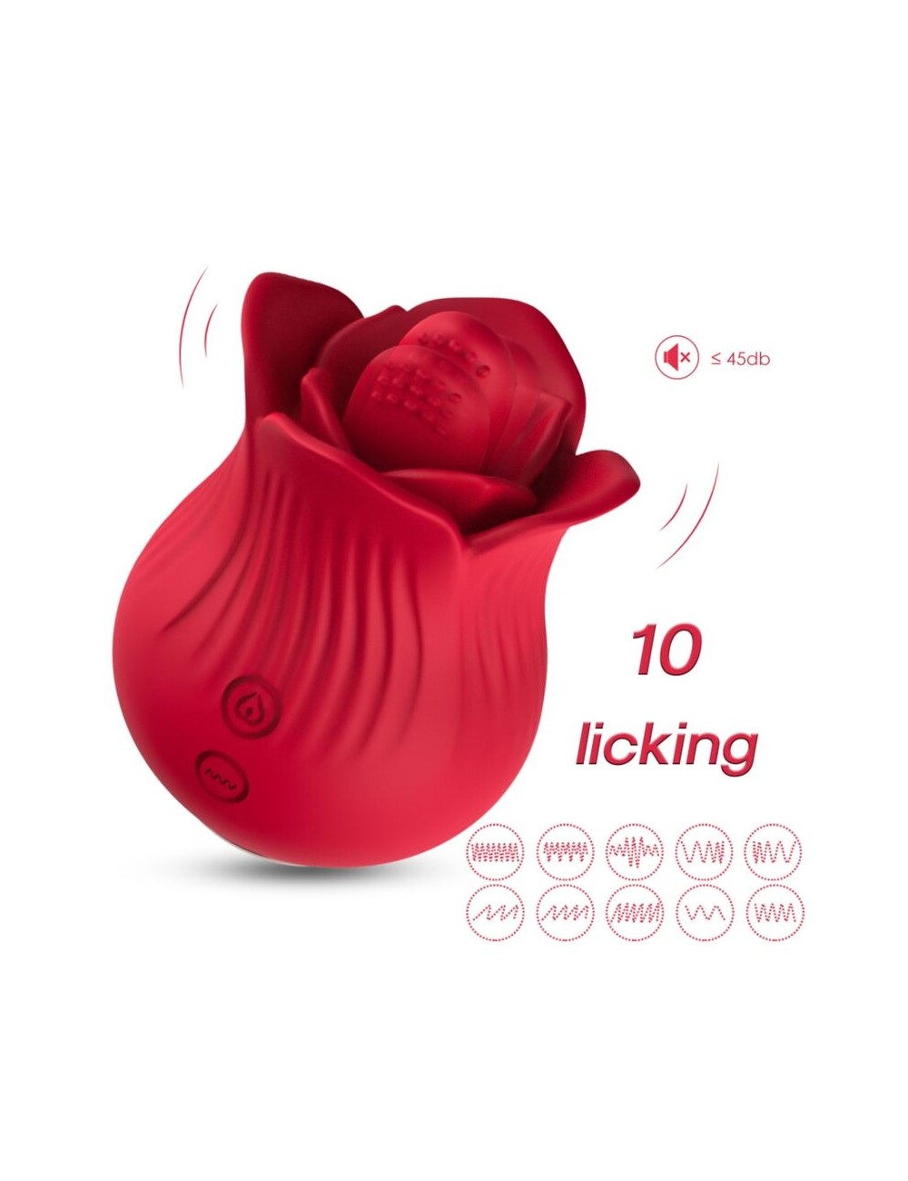 ARMONY - ROSA VIBRADOR & ESTIMULADOR ROJO