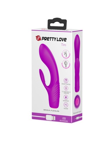 PRETTY LOVE - TIM VIBRADOR RECARGABLE MORADO