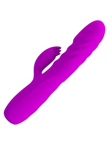 PRETTY LOVE - MELANIE VIBRADOR CONEJO RECARGABLE MORADO