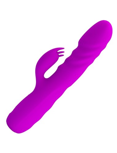 PRETTY LOVE - MELANIE VIBRADOR CONEJO RECARGABLE MORADO