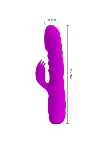 PRETTY LOVE - MELANIE VIBRADOR CONEJO RECARGABLE MORADO