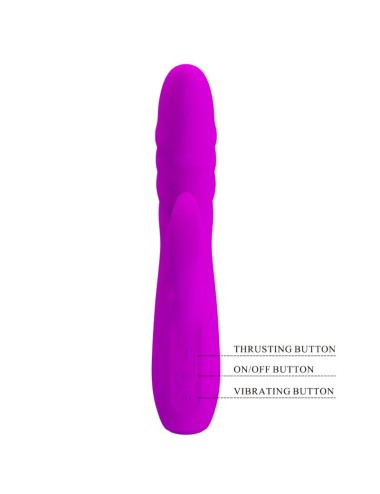 PRETTY LOVE - MELANIE VIBRADOR CONEJO RECARGABLE MORADO