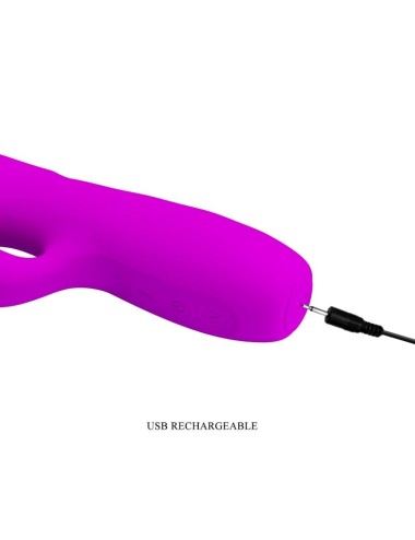 PRETTY LOVE - MELANIE VIBRADOR CONEJO RECARGABLE MORADO
