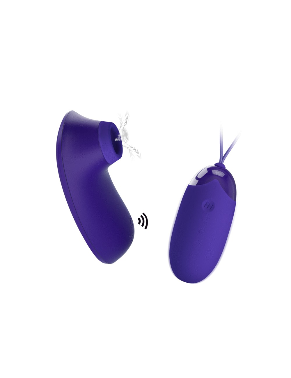 PRETTY LOVE - ESTIMULADOR Y HUEVO PORTATIL PRETTY LOVE - ESTIMULADOR Y HUEVO PORTATIL