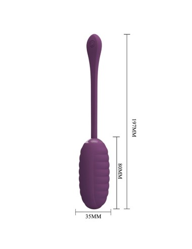 PRETTY LOVE - CASPER HUEVO VIBRADOR RECARGABLE MORADO