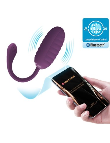 PRETTY LOVE - CASPER HUEVO VIBRADOR RECARGABLE MORADO