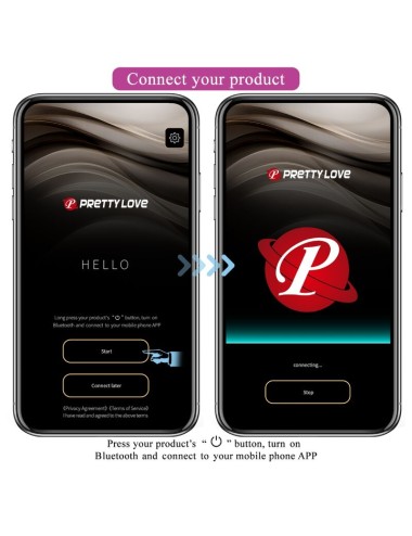 PRETTY LOVE - CASPER HUEVO VIBRADOR RECARGABLE MORADO