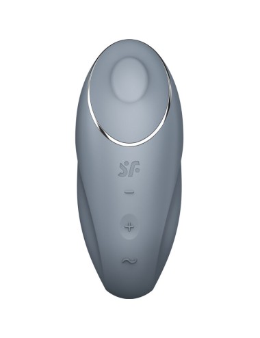 SATISFYER - TAP & CLIMAX 1 VIBRADOR LAY-ON GRIS