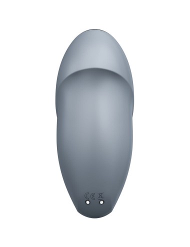 SATISFYER - TAP & CLIMAX 1 VIBRADOR LAY-ON GRIS
