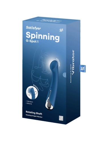 SATISFYER - SPINNING G-SPORT 1 VIBRADOR ROTADOR AZUL