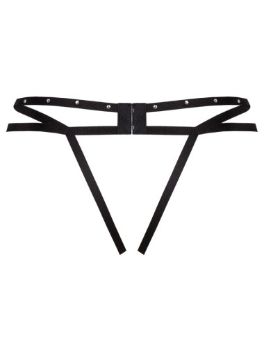 LIVCO CORSETTI FASHION - NOMADE TANGA CROTCHLESS NEGRO S/M