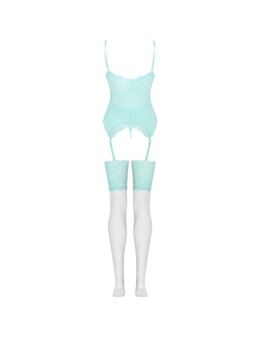 LIVCO CORSETTI FASHION - PERSINNE MIT EMPORIO SET CORSET + PANTY + MEDIAS S/M