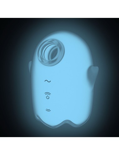 SATISFYER - GLOWING GHOST AIR PULSE & VIBRADOR BLANCO
