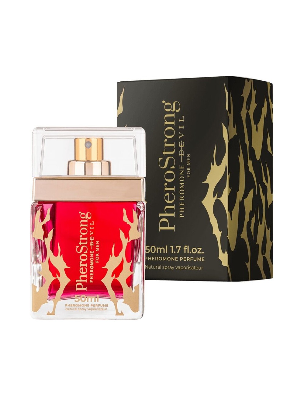 PHEROSTRONG - PERFUME CON FEROMONAS DEVIL PARA HOMBRE 50 ML PHEROSTRONG - PERFUME CON FEROMONAS DEVIL PARA HOMBRE 50 ML