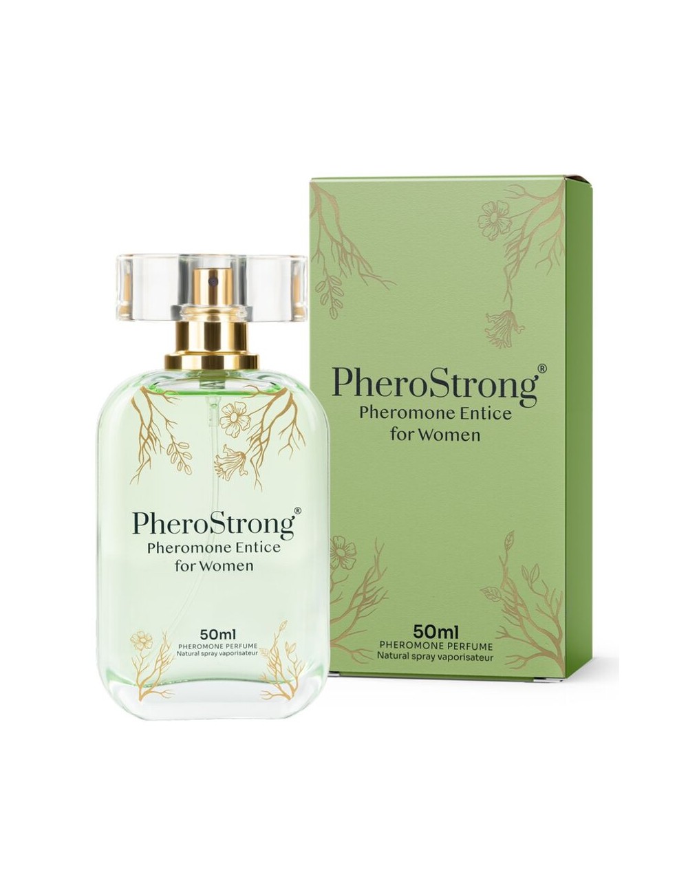 PHEROSTRONG - PERFUME CON FEROMONAS ENTICE PARA MUJER 50 ML PHEROSTRONG - PERFUME CON FEROMONAS ENTICE PARA MUJER 50 ML
