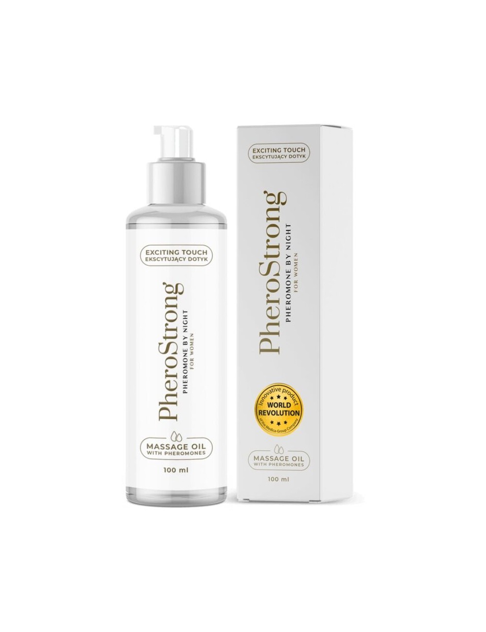 PHEROSTRONG - ACEITE DE MASAJE BY NIGHT PARA MUJER 100 ML PHEROSTRONG - ACEITE DE MASAJE BY NIGHT PARA MUJER 100 ML