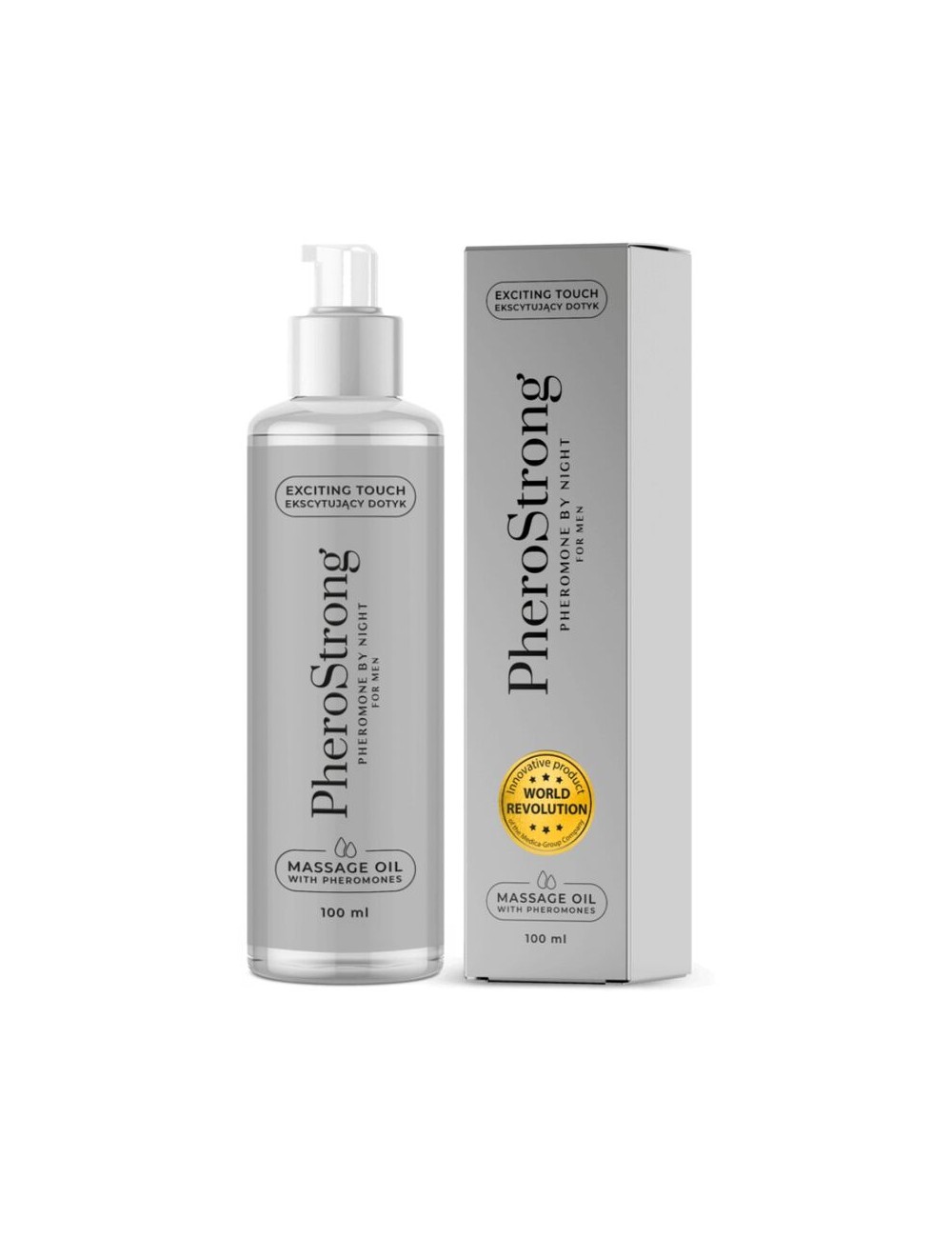PHEROSTRONG - ACEITE DE MASAJE BY NIGHT PARA HOMBRE 100 ML PHEROSTRONG - ACEITE DE MASAJE BY NIGHT PARA HOMBRE 100 ML