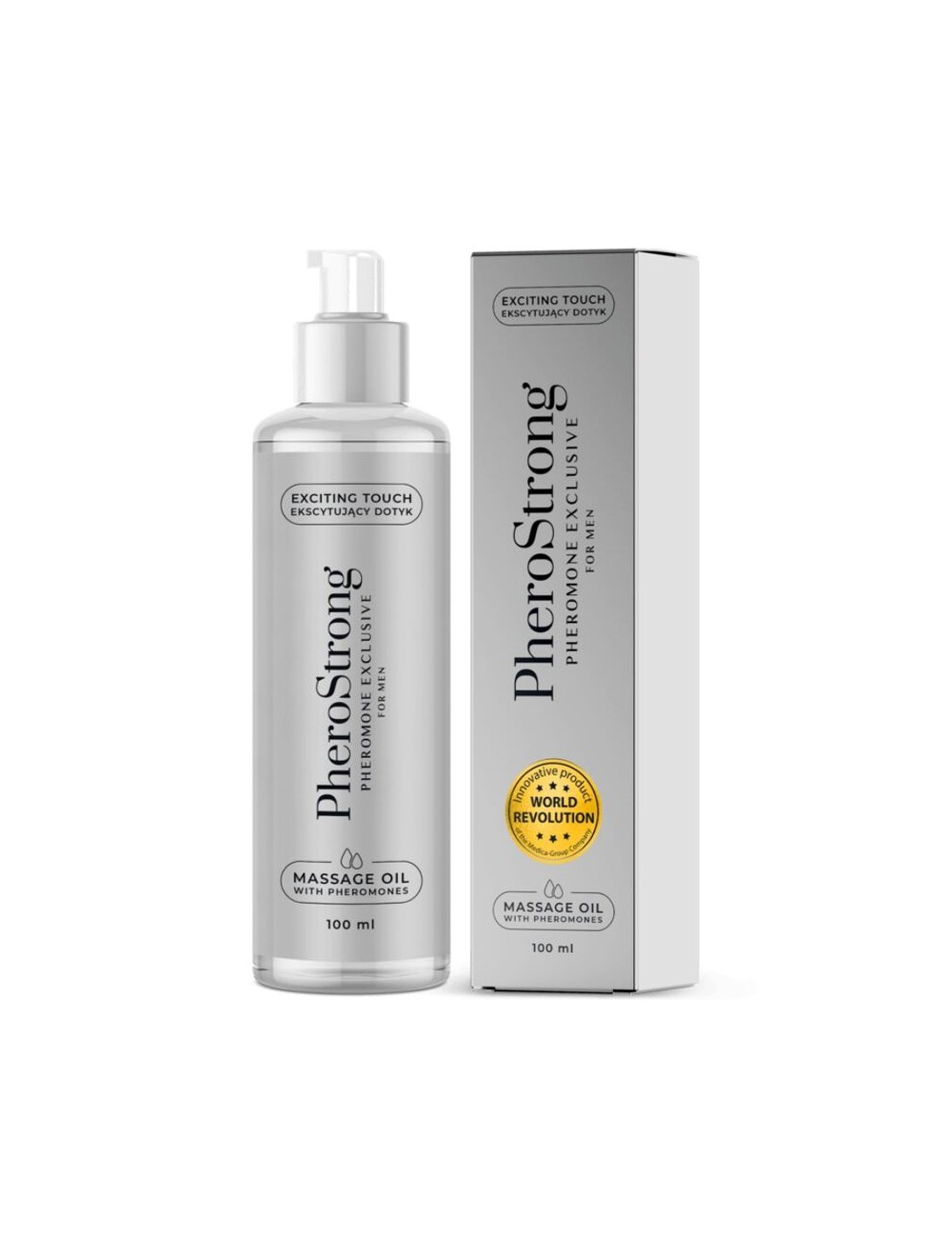 PHEROSTRONG - ACEITE DE MASAJE EXCLUSIVE PARA HOMBRE 100 ML