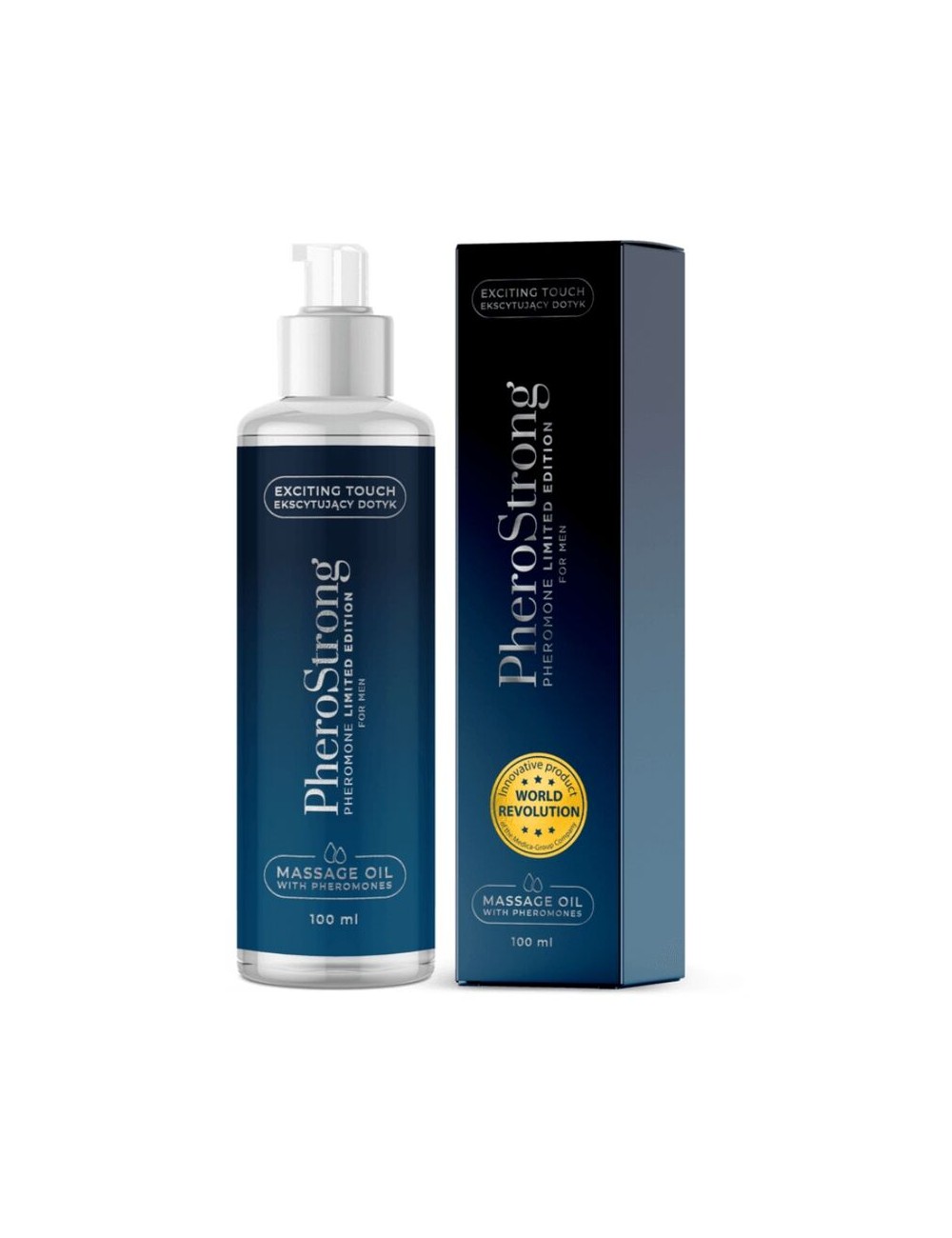 PHEROSTRONG - ACEITE DE MASAJE LIMITED EDITION PARA HOMBRE 100 ML PHEROSTRONG - ACEITE DE MASAJE LIMITED EDITION PARA HOMBRE 100 ML