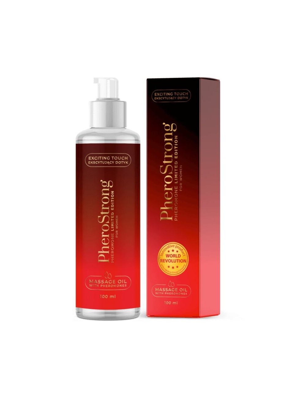 PHEROSTRONG - ACEITE DE MASAJE LIMITED EDITION PARA MUJER 100 ML PHEROSTRONG - ACEITE DE MASAJE LIMITED EDITION PARA MUJER 100 ML
