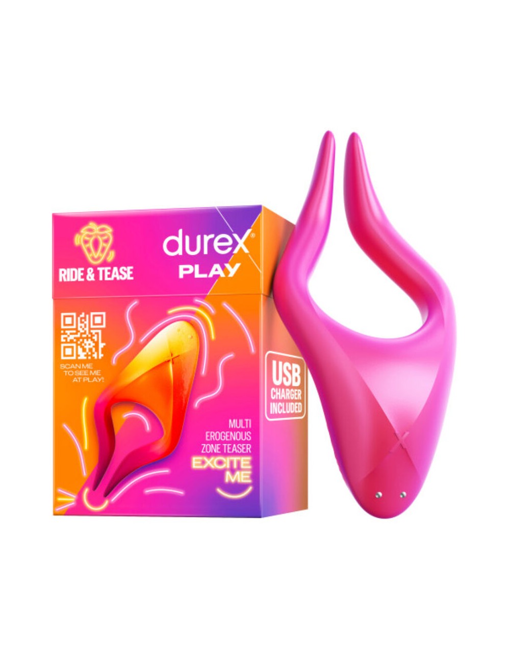 DUREX - TOY MULTIESTIMULADOR RIDE & TEASE DUREX - TOY MULTIESTIMULADOR RIDE & TEASE