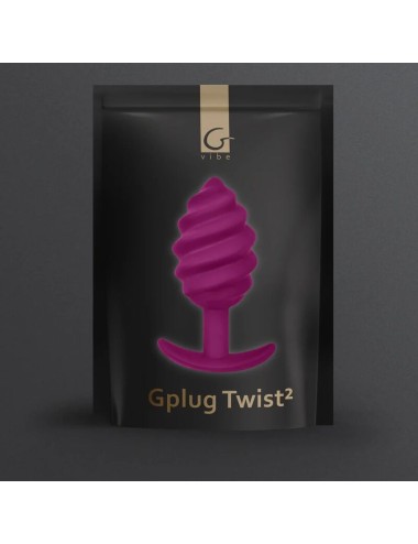G-VIBE - GPLUG TWIST 2 PLUG ANAL MORADO