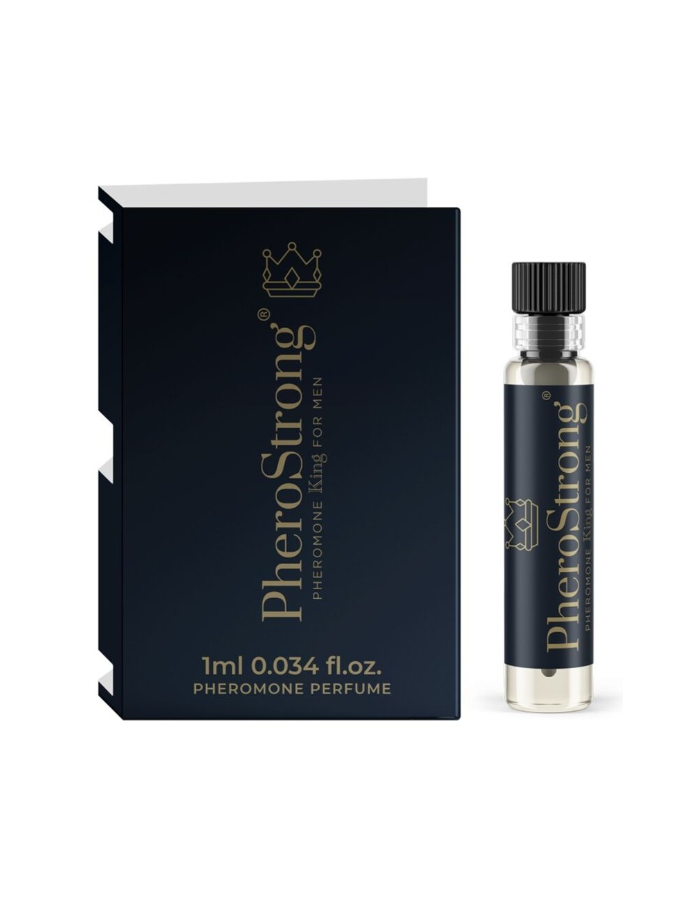 PHEROSTRONG - PERFUME CON FEROMONAS KING PARA HOMBRE 1 ML PHEROSTRONG - PERFUME CON FEROMONAS KING PARA HOMBRE 1 ML